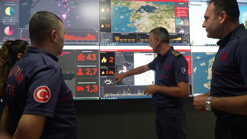 Balıkesir İtfaiyesi CBS ile Türkiye’de bir ilki gerçekleştiriyor